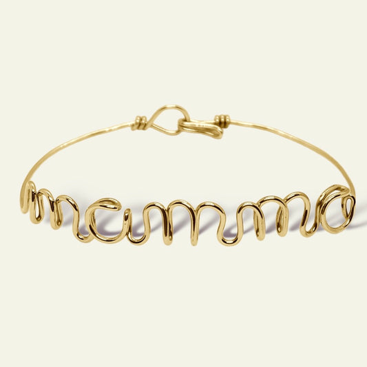 Bracciale #SoloPerTe dettaglio scritta personalizzata - Trame Gioielli